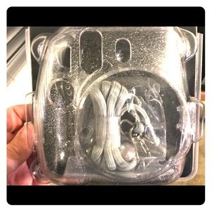 Instax Mini Camera 8/9 Glitter Silver Case